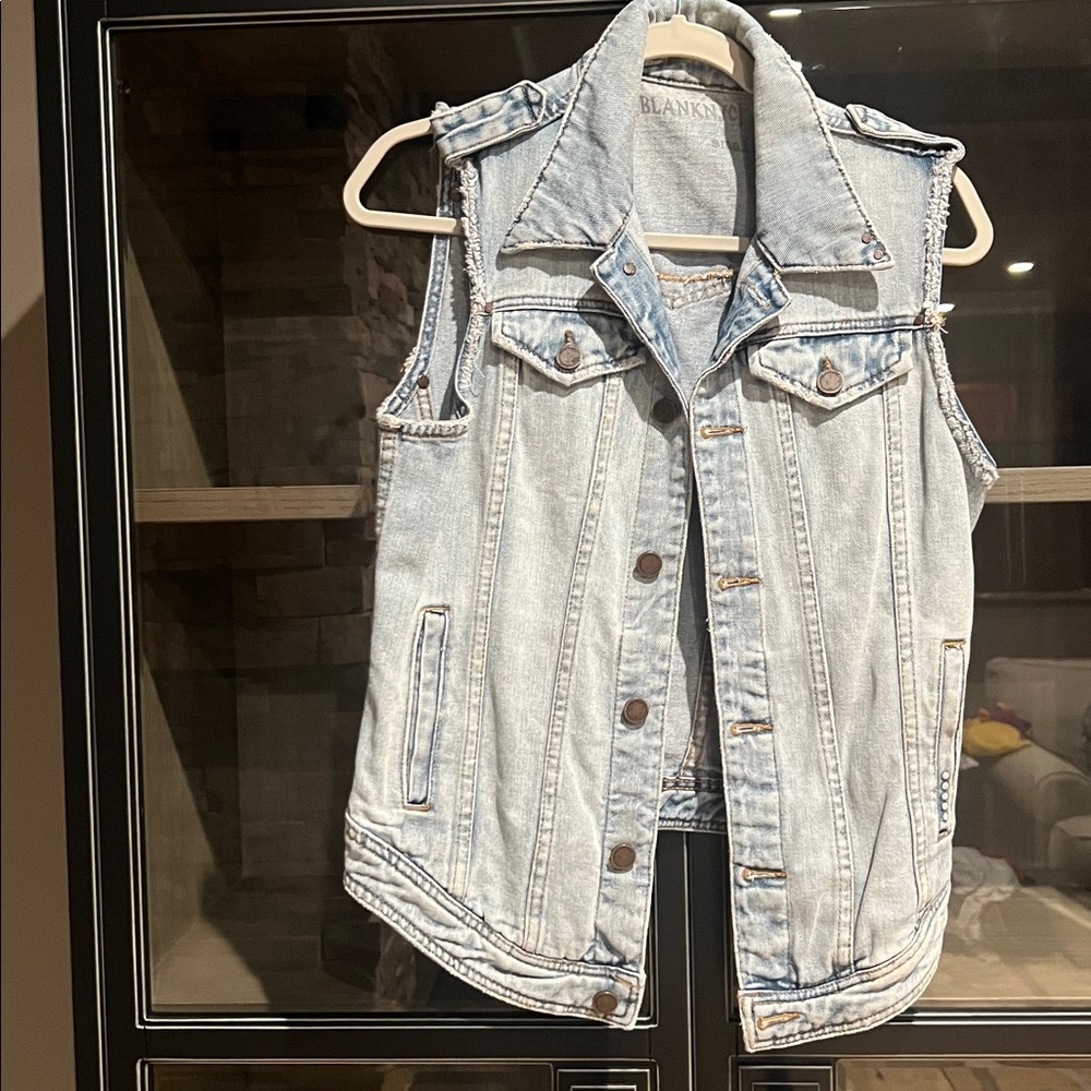 Blank NYC Light Blue Denim Jacket